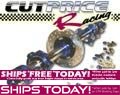 Complete 40mm Axle Kit 8mm Keyway Blue